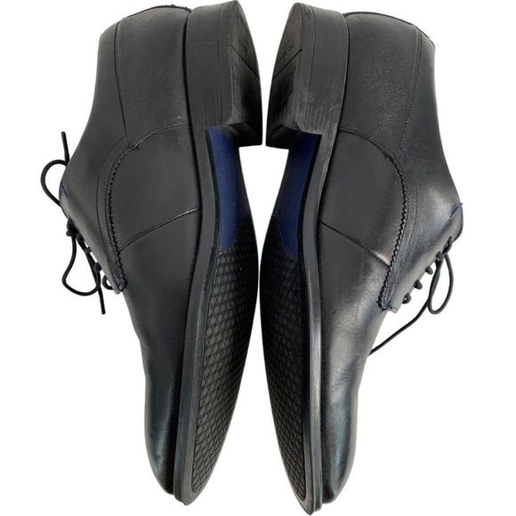 Mens Ted Baker Derby Black Lace Up Dress Shoes Sz 9 Vatory GUC 6360 main image 9